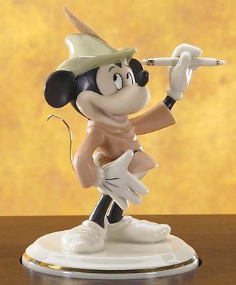 LENOX CLASSICS DISNEY A TRIBUTE TO MICKEY BRAVE LITTLE TAILOR MICKEY MOUSE FIGURINE
