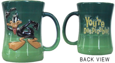DAFFY DUCK 12 OUNCE TWO TONE SCULPTED MUG