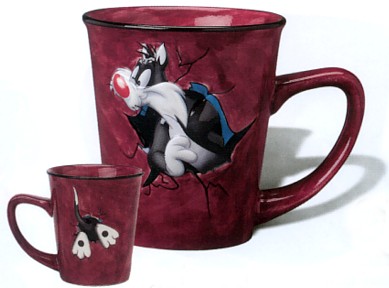 SYLVESTER 9 OUNCE BREAKTHROUGH SCULPTED MUG