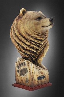 Big Bear Limited Edition Mill Creek Studios Sculpture By Joe Slockbower