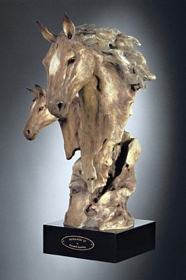 ROUGHIN' IT MILL CREEK STUDIOS LIMITED EDITION SCULPTURE BY RANDALL READING