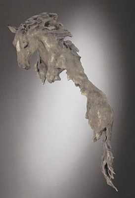 SPIRIT OF THE WEST GREY MILL CREEK STUDIOS LIMITED EDITION WALL SCULPTURE BY RANDALL READING