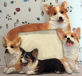 WELSH CORGI 4 x 6 THREE DIMENSIONAL PHOTO FRAME