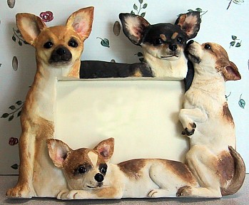 Chihuahua 4 X 6 Three Dimensional Photo Frame