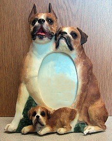 BOXER 3-1/2 x 5 THREE DIMENSIONAL PHOTO FRAME