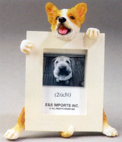 WELSH CORGI 2-1/2 x 3-1/2 THREE DIMENSIONAL PHOTO FRAME