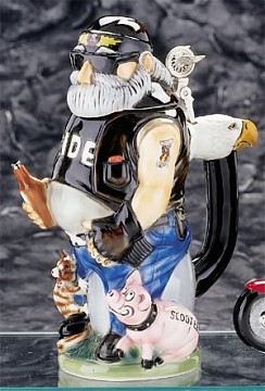 BIKER BOB WEARING BLUE JEANS LIMITED EDITION STEIN