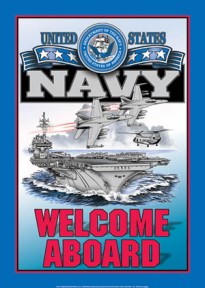 U.S. Navy Metal Sign