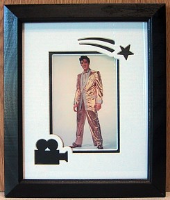 Gold Lame - Elvis Presley Framed Print