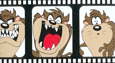 Taz Film Strip Wall Border