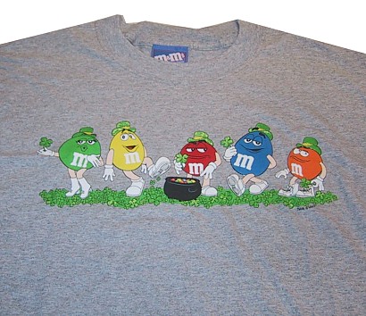 M&M'S ST. PATRICKS GROUP T-SHIRT - LARGE