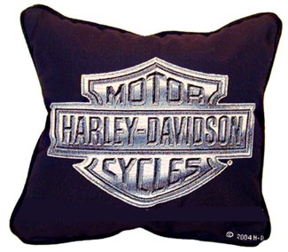 Harley-Davidson Logo Metal Throw Pillow