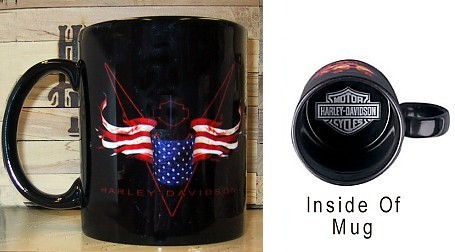 Harley-Davidson Banner 11 Oz. Black Mug