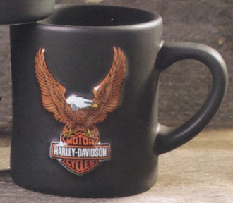 Harley-Davidson Eagle Soars Sculpted 10 Ounce Diner Mug