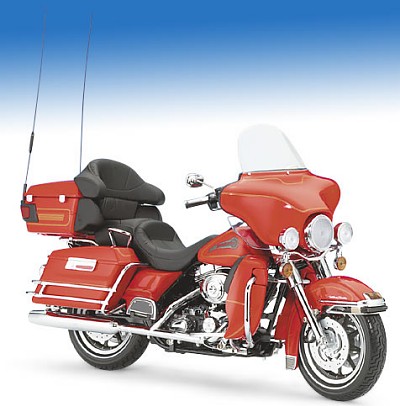 2004 HARLEY-DAVIDSON FIREFIGHTER ULTRA CLASSIC LIMITED EDITION DIE-CAST SCALE MODEL BY THE FRANKLIN MINT