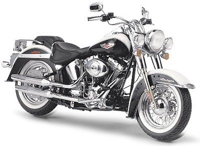 2006 HARLEY-DAVIDSON SOFTAIL DELUXE LIMITED EDITION DIE-CAST SCALE MODEL BY THE FRANKLIN MINT