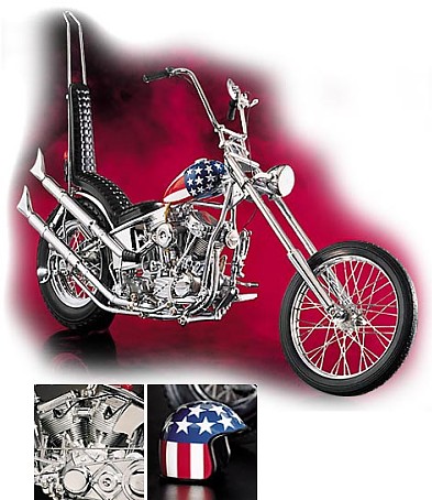 HARLEY-DAVIDSON THE ULTIMATE CHOPPER DIE-CAST SCALE MODEL BY THE FRANKLIN MINT