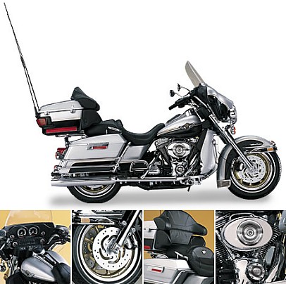 2003 HARLEY-DAVIDSON ULTRA CLASSIC E-GLIDE ANNIVERSARY EDITION DIE-CAST SCALE MODEL BY THE FRANKLIN MINT
