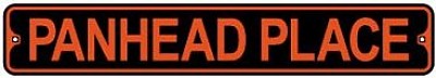 PANHEAD PLACE ALUMINIUM STREET SIGN