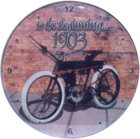 IN THE BEGINNING WALL CLOCK