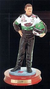 Bobby Labonte Holding Helmet Limited Edition Figurine