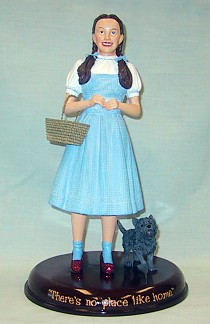 THE WIZARD OF OZ DOROTHY WITH TOTO LARGE FIGURINE
