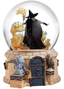 THE WIZARD OF OZ WICKED WITCH MUSICAL WATERGLOBE