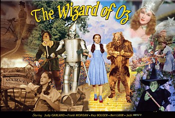 THE WIZARD OF OZ TIN METAL SIGN