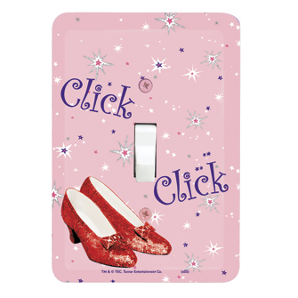 THE WIZARD OF OZ RUBY SLIPPERS SWITCHPLATE COVER
