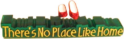 THERE'S NO PLACE LIKE HOME THE WIZARD OF OZ COMPUTER FIGURINE