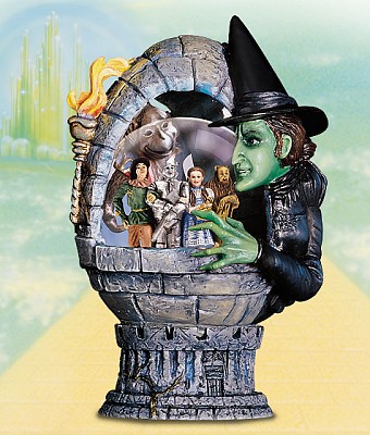 THE WIZARD OF OZ LIMITED EDITION COLLECTIBLE MINIATURE EGG - THE WITCH WATCHES - BY THE FRANKLIN MINT