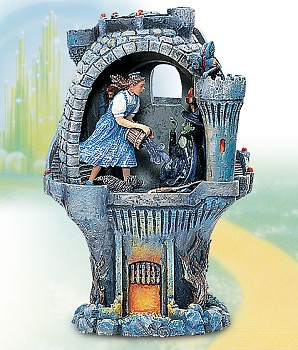 THE WIZARD OF OZ COLLECTIBLE MINIATURE EGG - THE WITCH MELTS - BY THE FRANKLIN MINT