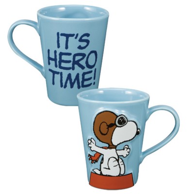 PEANUTS SNOOPY IT'S HERO TIME MUG