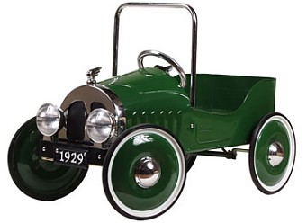 MODEL 1929 GREEN JALOPY PEDAL CAR BY AMERICAN RETRO
