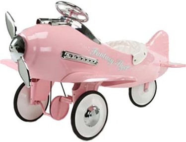 PINK FANTASY FLYER PEDAL PLANE BY AIRFLOW COLLECTIBLES