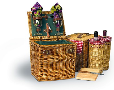 VINO TWO PERSON DELUXE PICNIC BASKET