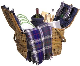 CAMBRIDGE FOUR PERSON DELUXE PICNIC BASKET