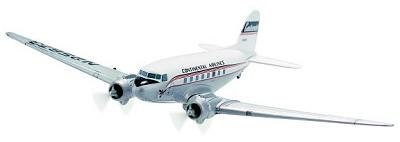 DOUGLAS DC-3 CONTINENTAL AIRLINES LIMITED EDITION DIE-CAST SCALE MODEL AIRCRAFT BY CORGI
