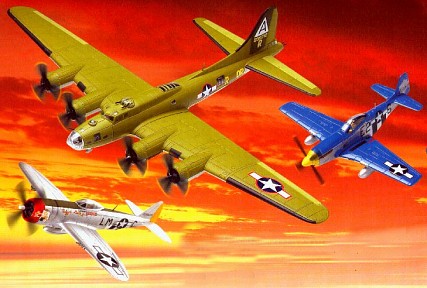 Eighth Army Air Force Set - Limited Edition Three Plane Set By Corgi