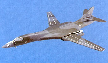 B-1B LANCER USAF MOVABLE WINGS SCALE MODEL AIRCRAFT
