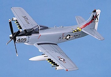 A1H(AD-6) NAVY SKYRAIDER SCALE MODEL AIRCRAFT