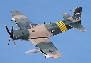 A1H(AD-6) USAF SKYRAIDER SCALE MODEL AIRCRAFT