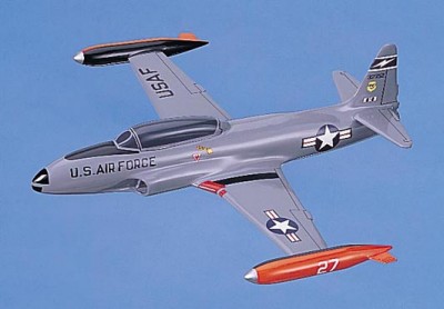 T-33 Shooting Star USAF Gray Scale Model Aircraft