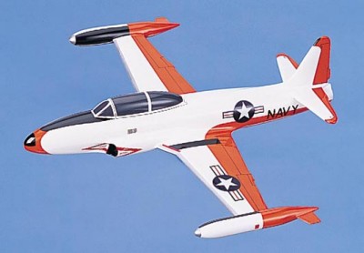 T-33 SHOOTING STAR NAVY WHITE SCALE MODEL AIRCRAFT
