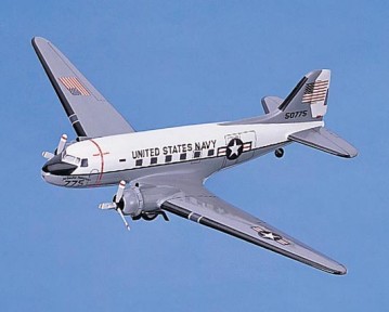 C-47 SKYTRAIN NAVY SCALE MODEL AIRCRAFT