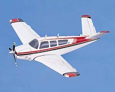 V-TAILED BEECH 36 BONANZA SCALE MODEL AIRCRAFT