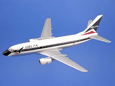 BOEING 737-300 DELTA AIRLINES SCALE MODEL AIRCRAFT