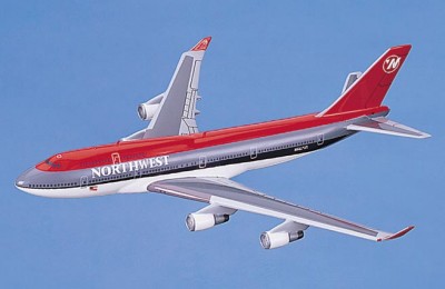 Boeing 747-400 Northwest Airlines Scale Model Aircraft