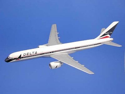 DELTA AIRLINES 757-200 SCALE MODEL AIRCRAFT