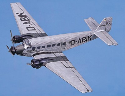 LUFTHANSA JU-52 (LINED FUSELAGE) SCALE MODEL AIRCRAFT